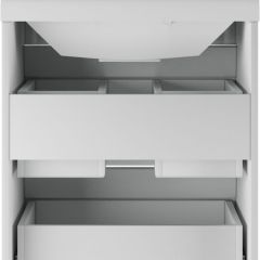 Тумба под умывальник "UNIT 60" Ева с двумя ящиками В2 Айсберг (DA5911T) | фото 4