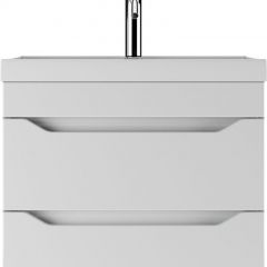 Тумба подвесная под умывальник "Bazis 60" Ева с двумя ящиками В2 Айсберг (DA5914T) | фото 5