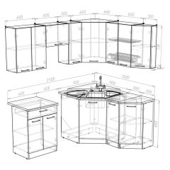 "НИКА" Кухонный Гарнитур (модульный) | фото 4