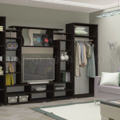 ВИСТА Стенка (модульная) (дуб беленый/венге, шимо светлый/шимо темный) | фото 3