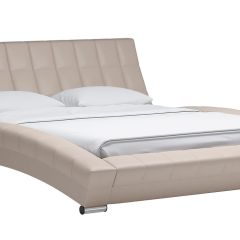 Кровать двойная Оливия 160 + ортопед. основание (кожзам) | фото 10