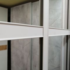 Шкаф-купе 1700 серии NEW CLASSIC K4+K4+B2+PL4 (2 ящика+F обр. штанга) профиль «Капучино» | фото 6