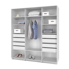 МАРТИН Шкаф-купе с зеркалами Анкор светлый (2000*600) М603 | фото 4