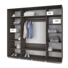 МАРТИН Шкаф-купе Анкор темный (2400*600) М641 | фото 2