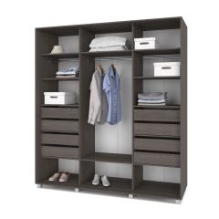 МАРТИН Шкаф-купе Анкор темный (2400*600) М641 | фото 4