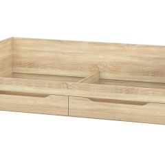 Кровать КР 1 Серия 2 + основание ДСП Лайт 0.9х2.0 (Дуб Сонома) универсальная | фото 4