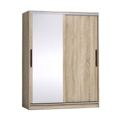Шкаф-купе Strike/Страйк 1600 с зеркалом (Зеркало/ЛДСП) Дуб Сонома | фото 2