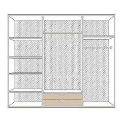 Спальный гарнитур Роза (модульная) беж | фото 4