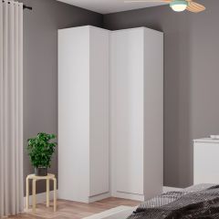 МОРИ МШУ 940 Шкаф угловой (БЕЛЫЙ) | фото 4