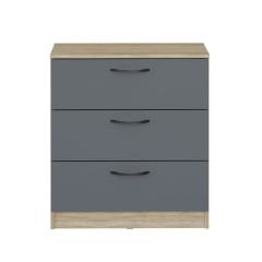 Комод мини Дублин (Дуб Сонома/Графит) | фото 3