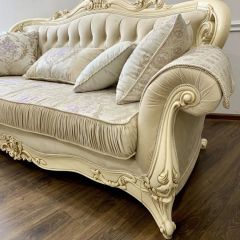 Диван Мона Лиза 3-х местный (крем) с раскладным механизмом | фото 3