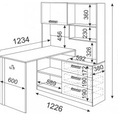 Стол компьютерный ВОЛКЕР М07 (ЯШС) | фото 3