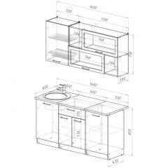 АНТИКА Кухонный гарнитур Стандарт (1600 мм) | фото 2