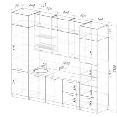 АСАЯ Кухонный гарнитур Экстра 2 (3000 мм) ПМ | фото 2