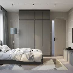 Спальня Симпл (графит) модульная | фото 27