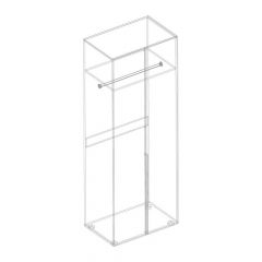 ВИТА Шкаф 2-ств для одежды (темно серый) | фото 2