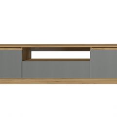 Тумба под ТВ "Хилтон" (Крафт золотой/Графит) | фото 2