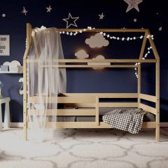 Кровать-домик 80*160 без покраски | фото 3