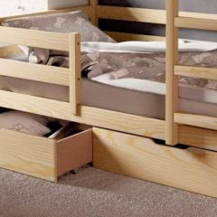 Кровать двухъярусная без крыши 80*160 без покраски | фото 4