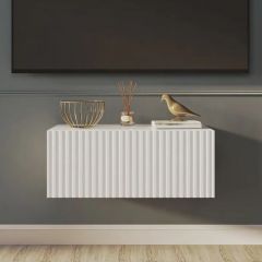 Тумба подвесная под ТВ LINES MTV1-MA 750 Белый глянец (Белый-M 10.1.1) | фото 8