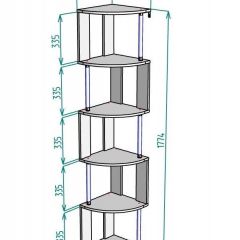 Стеллаж Maria S113-MA (Леда) | фото 2