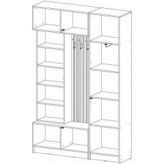 БАВАРИЯ Прихожая (дуб вотан/кашемир) | фото 4