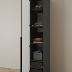 Шкаф Linnea MHR-1-4 2050х400х510 (Графит-М 11.1.25) | фото 5