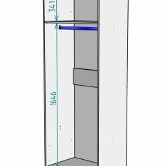 Шкаф Linnea MHR-2 2050х800х510 (ДВ-М 11.1.25) | фото 3