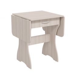 Стол раскладной с ящиком (Ясень шимо светлый) | фото 3