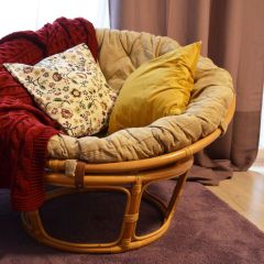 Кресло Папасан 23/01 с подушкой (Мёд) | фото 7