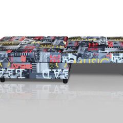 Диван Реал 80 без подлокотников (Принт "MUSIC") | фото 6