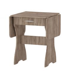 Стол раскладной с ящиком (Дуб Крафт Табачный) | фото 4