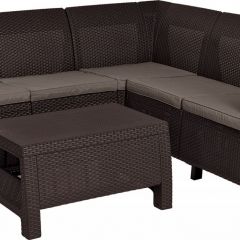 Комплект мебели угловой Корфу Релакс Сет (CORFU II RELAX SET) коричневый | фото 2